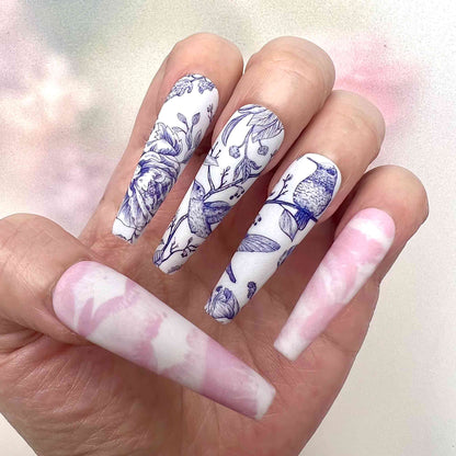 Toile de Jouy Eisvogel 
