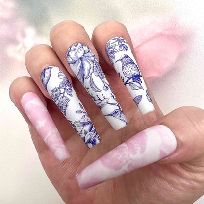 Toile de Jouy Eisvogel 
